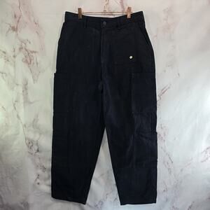 Kotn Pants Mens 32 Black Explorer Barrel Balloon Wide Baggy Carpenter